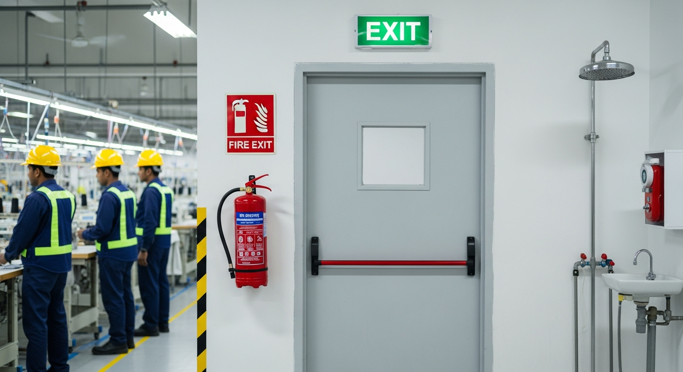 garments factory fire safety Bangladesh evacuation drill