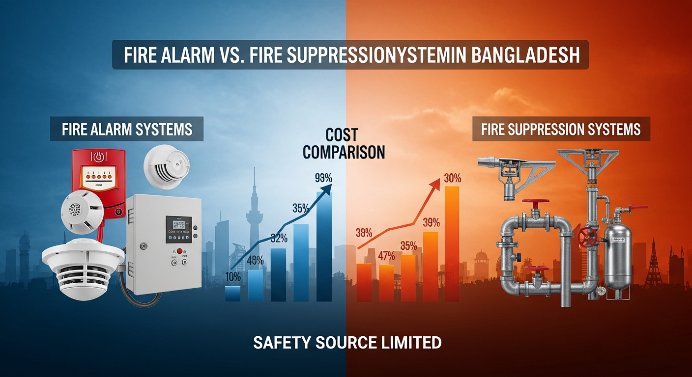 Fire Alarm vs. Fire Suppression Systems in Bangladesh