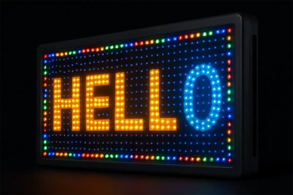Help Sign Led LED Sign - Safety Source Ltd